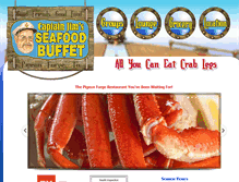 Tablet Screenshot of captainjimsseafoodbuffet.com